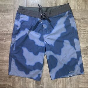 Patagonia Men's Hydro Series Boardshorts - Drawstring / Blue Clouds - 30W x 10"